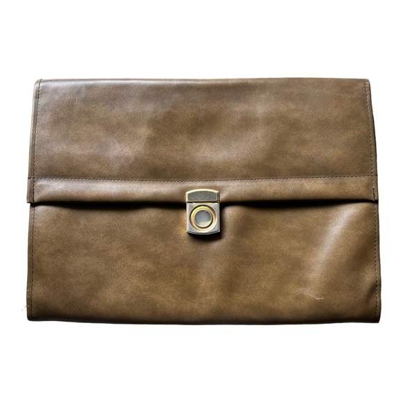 Depose Briefcase Laptop Bag Messenger Computer Note Book Made in France Case - Picture 11 of 16